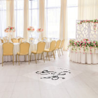 Wedding Floor Decal Initials