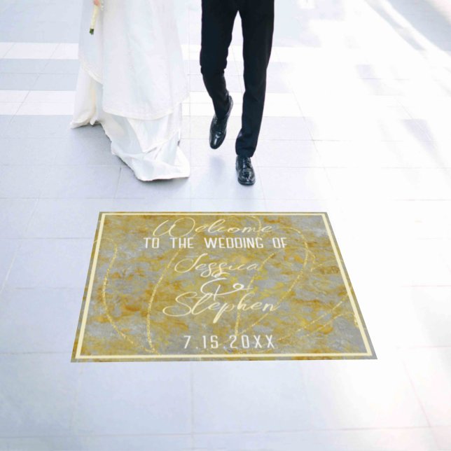 Wedding Floor Decals Silver Lining (Wedding)