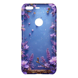 Wedding floral frame uncommon google pixel case