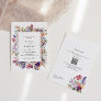 Wedding Floral Garden QR Code All In One  Invitation