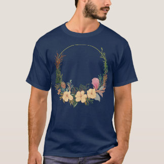 Wedding floral wreath I Bridal bouquet boho style T-Shirt