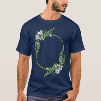 Wedding floral wreath I Bridal bouquet boho style T-Shirt