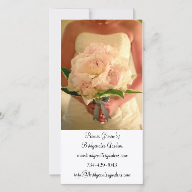 Wedding Florist Business Card (Front)