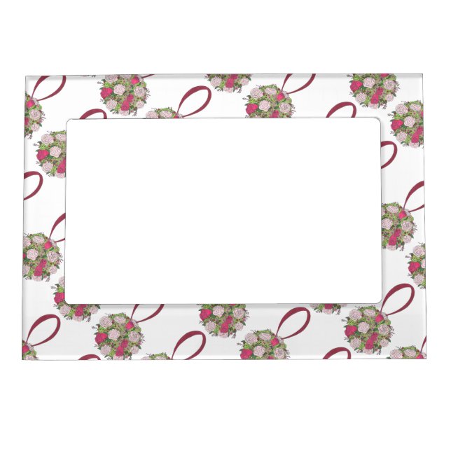 Wedding Flower Girl Bridesmaid Rose Bouquet Frame (Front)