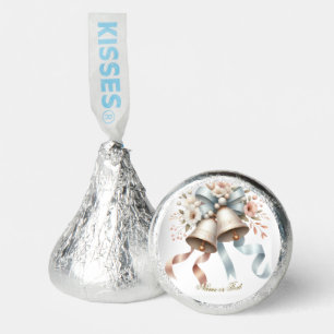 Wedding Flowers Bells Pink Blue Ribbons Beautiful Hershey®'s Kisses®