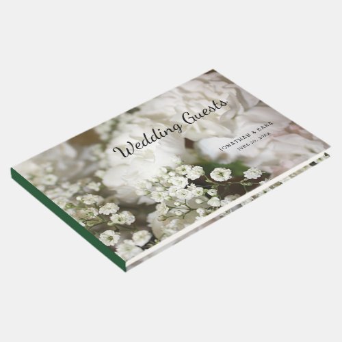 Wedding Flowers Photo Babys Breath Wedding Guest Book