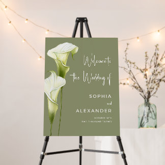Wedding Foam Boards Sign Welcome.