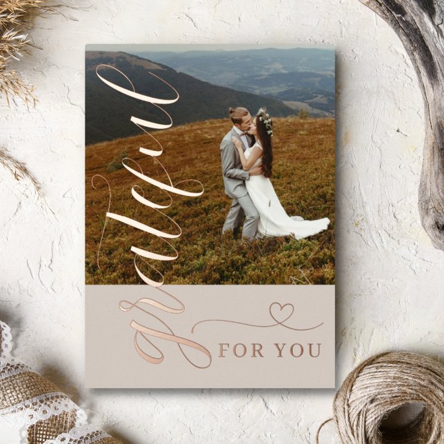 Wedding Foil Holiday Card (Creator Uploaded)
