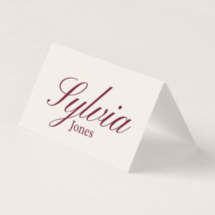 Wedding Foldable place card for dinner,engagement