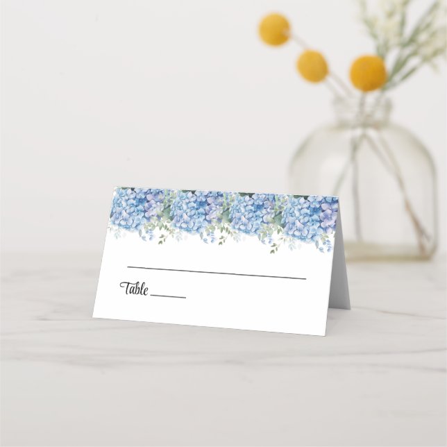 Wedding Folded Name Place Card (Front)