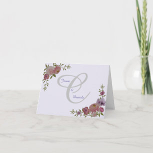 Wedding Folded Thank you/Note Card