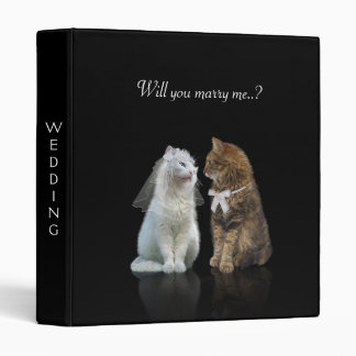 Wedding for cat lovers binder