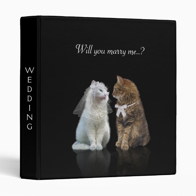 Wedding for cat lovers binder (Front/Spine)