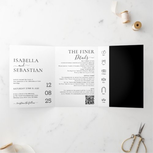 Wedding Formal Black All in one set