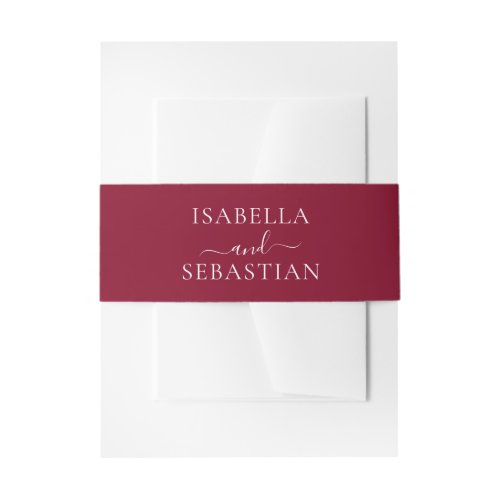 Wedding Formal Burgundy Set