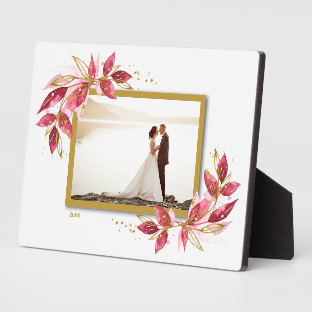 Wedding Frames Easel Backs Frameless Photo Holder Zazzle