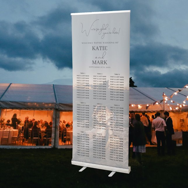 Wedding Full Photo Sign Banner Seating Chart (Wedding Full Photo Sign Banner Seating Chart)