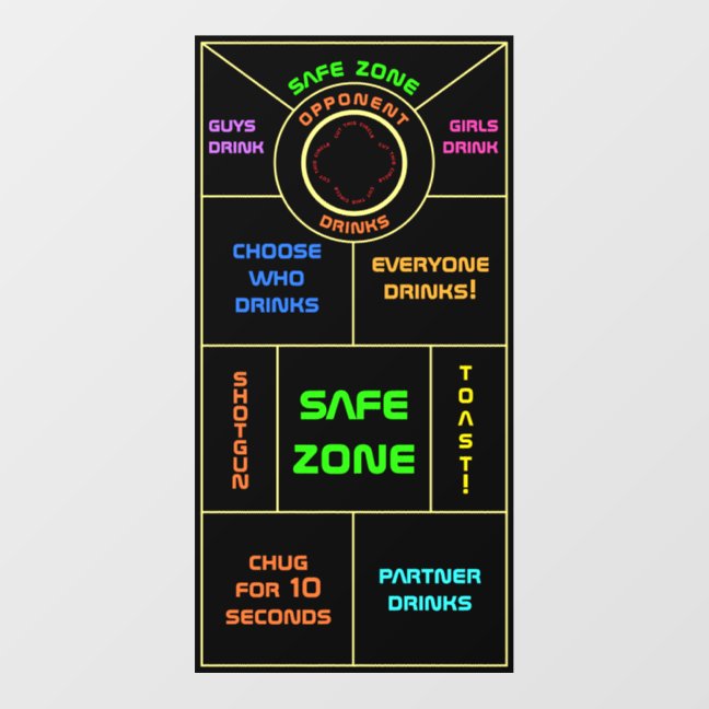 Wedding Game Idea Sticker for Cornhole