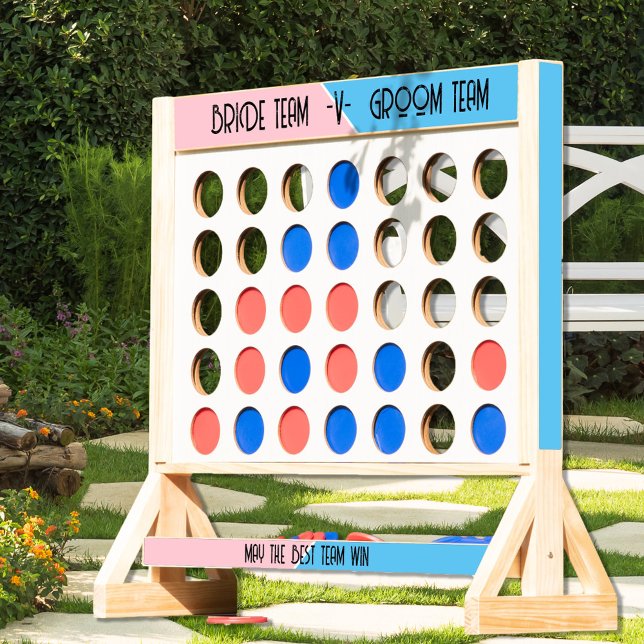 Wedding Game with Up to 4 Team Names Fast Four (Creator Uploaded)