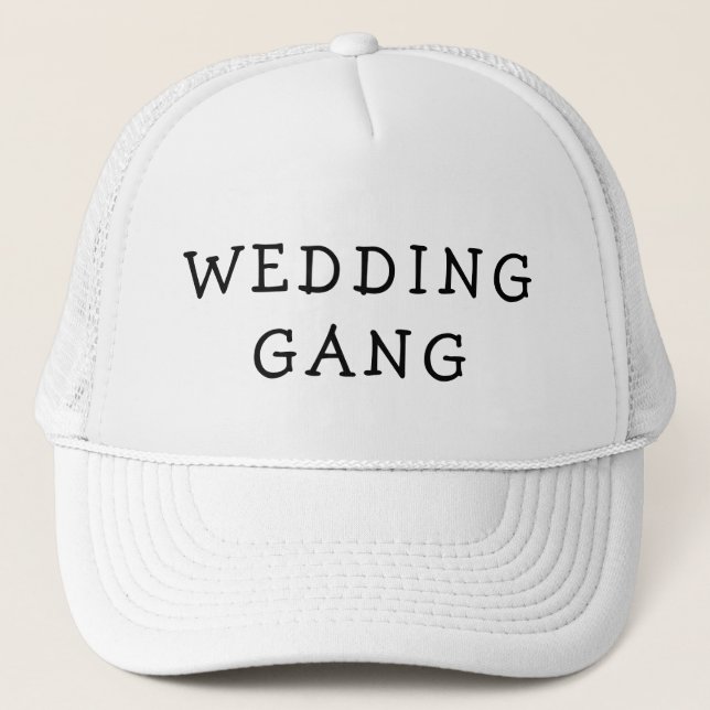 WEDDING GANG BACHELOR TUCKER HAT (Front)