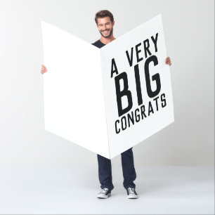 WEDDING GIANT BIG GREETING CARD