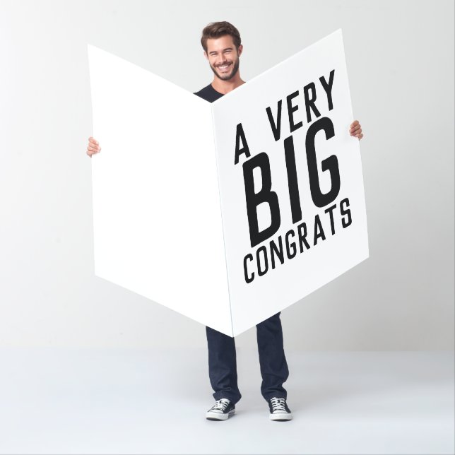 WEDDING GIANT BIG GREETING CARD (In Situ)