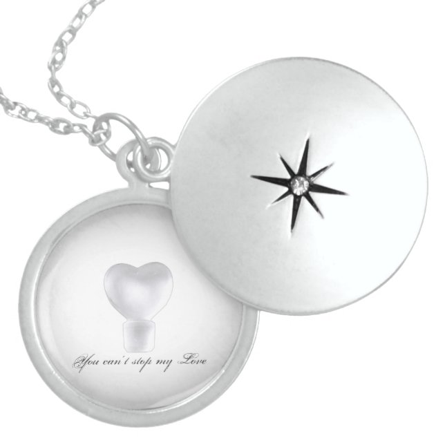 WEDDING GIFT ART AND DESIGN LOCKET NECKLACE (Front)