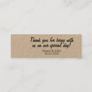 Wedding Gift Bag Tag