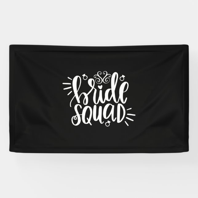 Wedding Gift Bride Squad Banner (Horizontal)