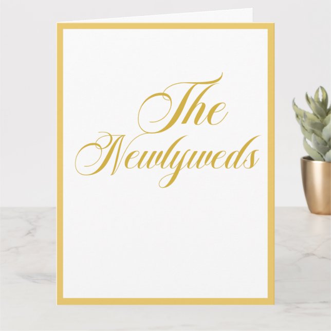 Wedding Gift  Card (Small Plant)