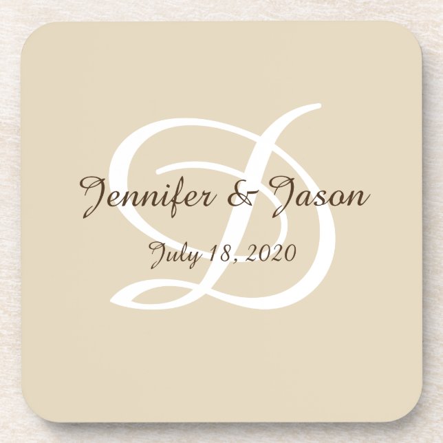 Wedding gift coasters (Front)