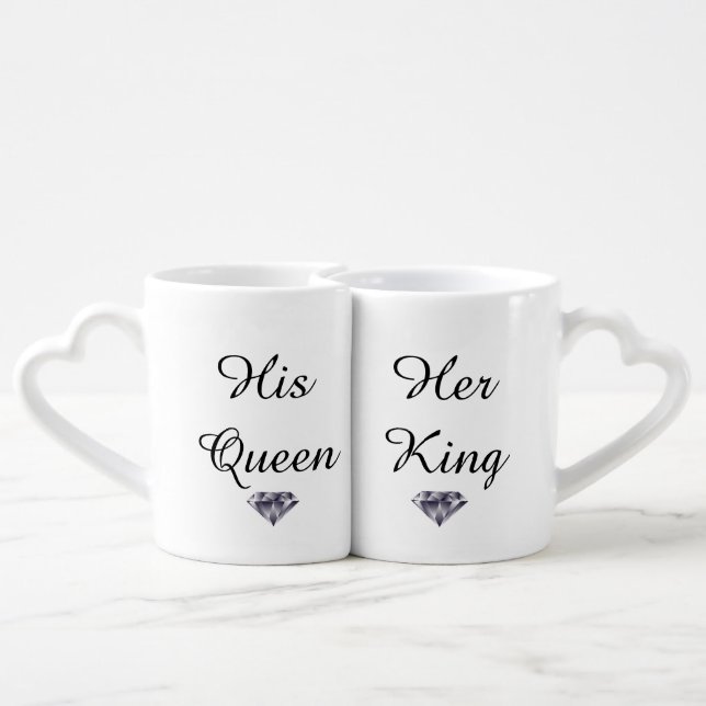 Wedding Gift Couples Coffee Mugs (Back Nesting)