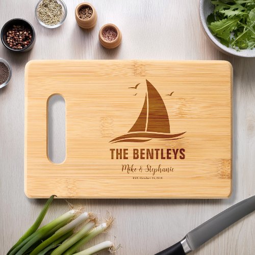 Wedding Gift Family Cutting Board