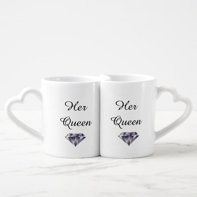 Wedding Gift Female Couples Coffee Mugs (Front Nesting)