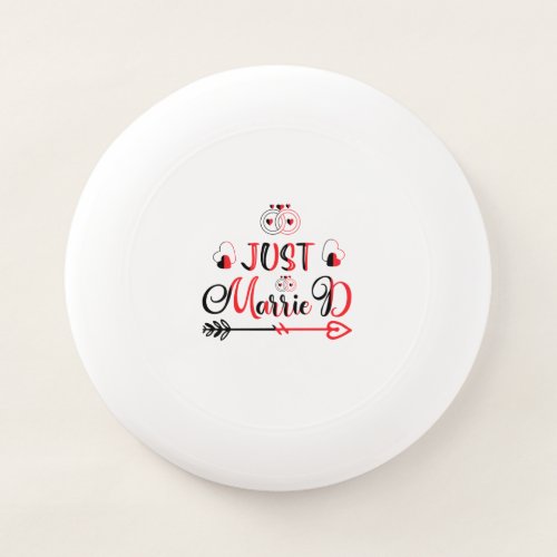 Wedding Gift Just Married Wham_O Frisbee