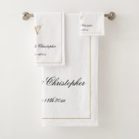 Wedding Gift Modern Monogram Newlywed Gift Chic