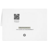 Wedding Gift Money Enclosure Card (Back Horizontal)