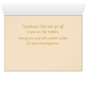 Wedding Gift Money Enclosure Card (Inside Horizontal (Bottom))