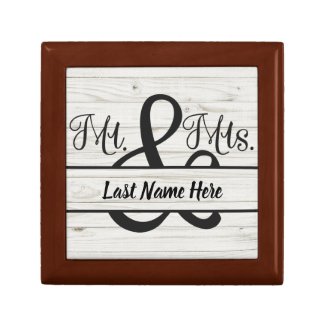 Wedding Gift Mr. & Mrs. Gift Box