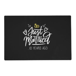 Wedding Gifts 10th Wedding Anniversary Placemat