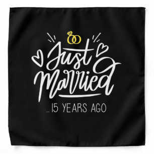 Wedding Gifts 15th Wedding Anniversary Bandana