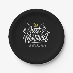 Wedding Gifts 15th Wedding Anniversary Paper Plates