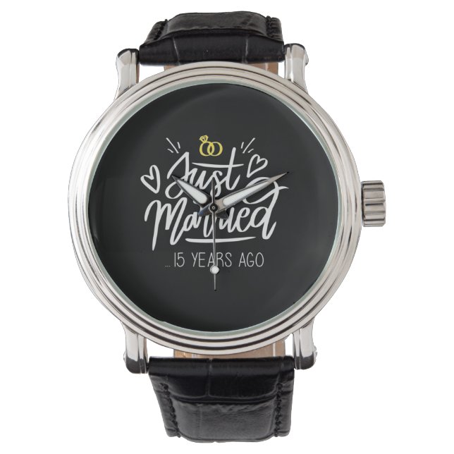 Wedding Gifts | 15th Wedding Anniversary Watch (Front)