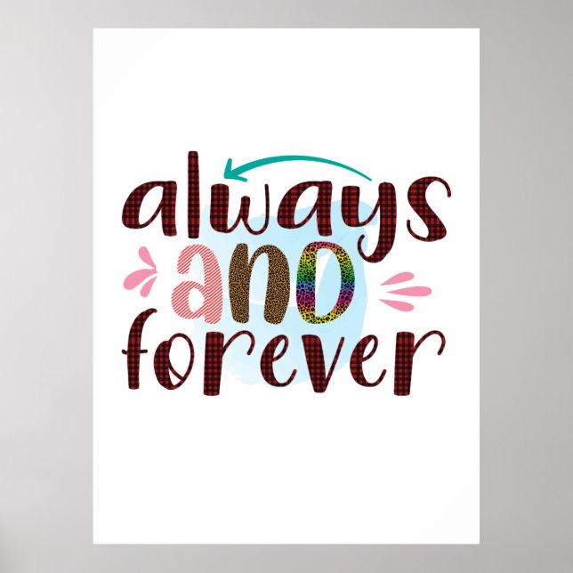 Wedding Gifts | Always And Forever Poster (Front)