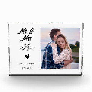 Wedding Gifts for Couple Bride Bridal Shower Gift Photo Block