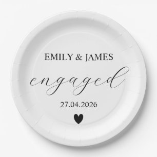 Wedding Gifts for Couple, Custom Dish, Personalize Paper Plates