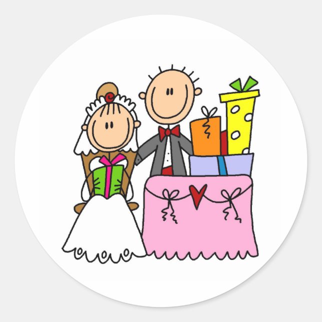 Wedding Gifts Galore Sticker (Front)