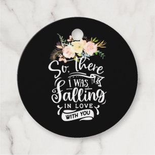 Wedding Gifts   I Was Falling In Love With You Favor Tags