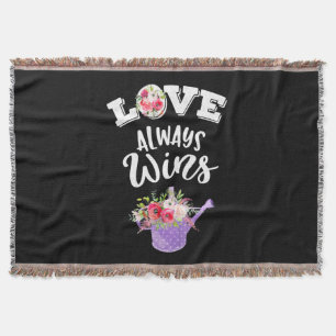 Wedding Gifts   Love Always Win Throw Blanket