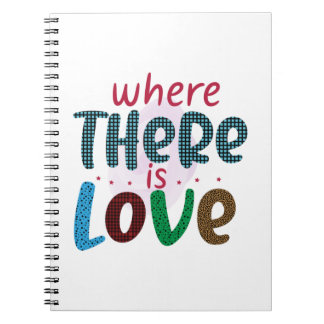 Wedding Gifts | Where There Is Love Notebook
